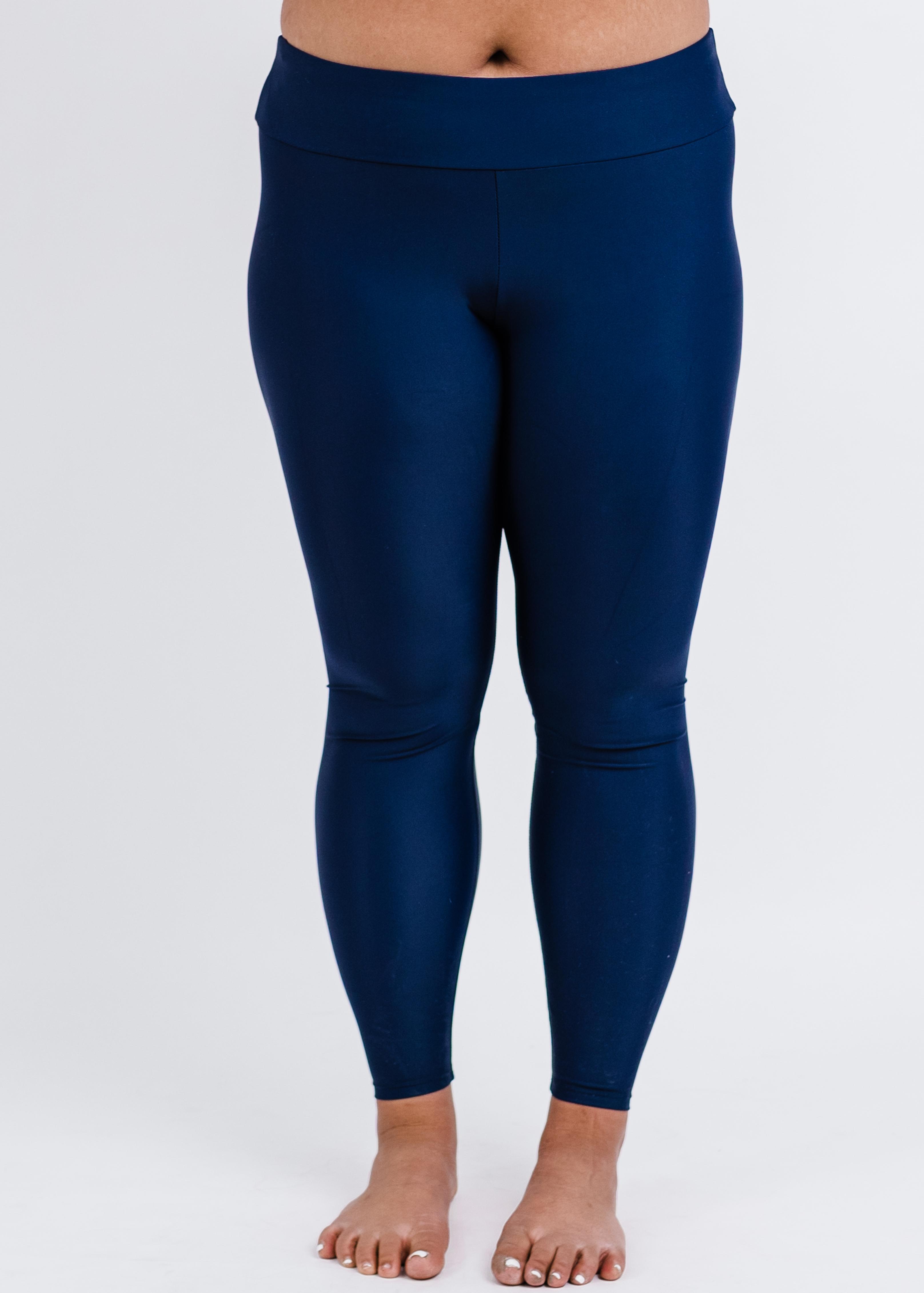 Plus Size Long Swim Leggings