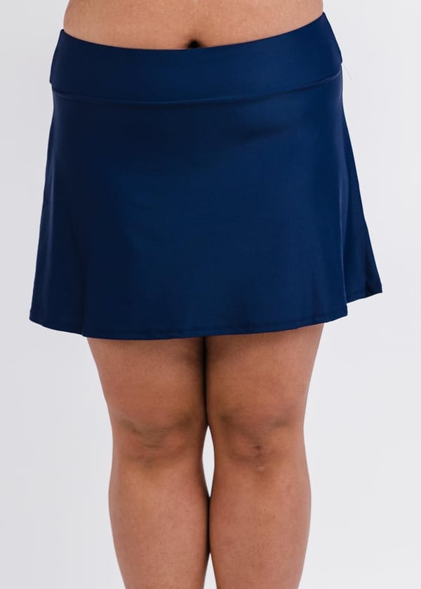 Plus Size Short Swim Skort