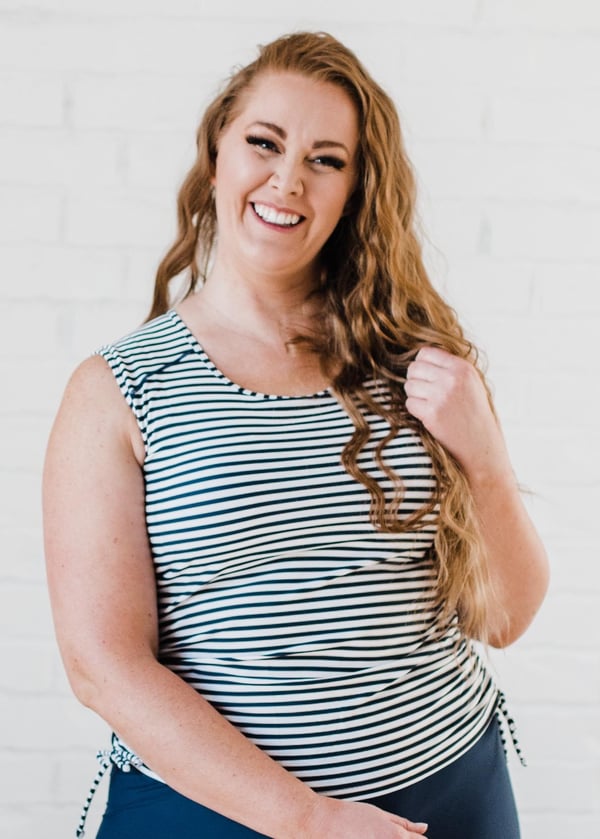 Plus Size Closed Back Maya Swim Top