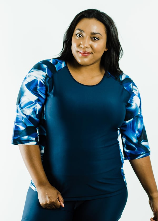 Plus Size Loose Fit Margaux Swim Top