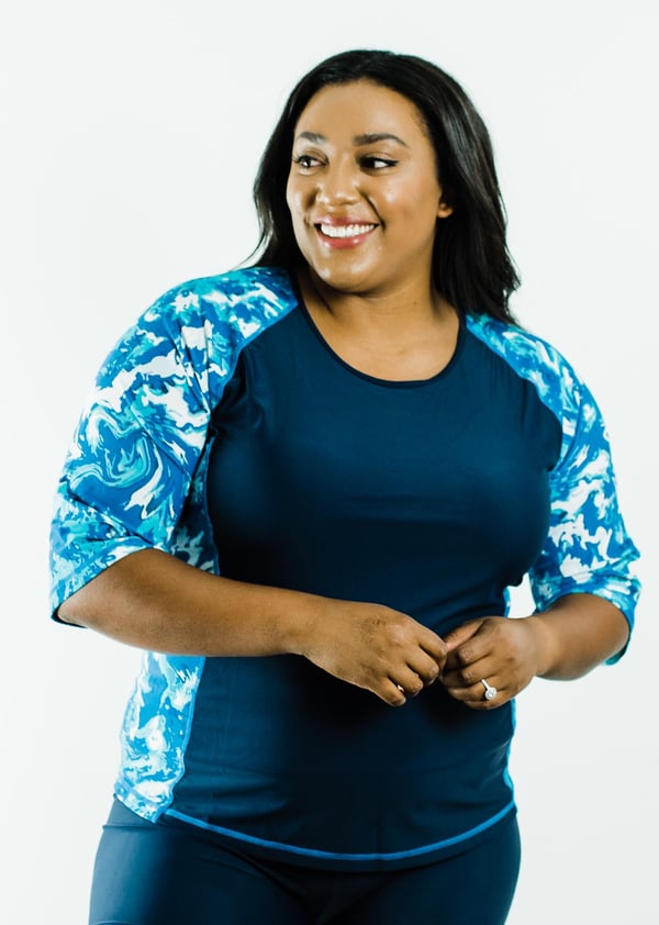 Plus Size Loose Fit Margaux Swim Top
