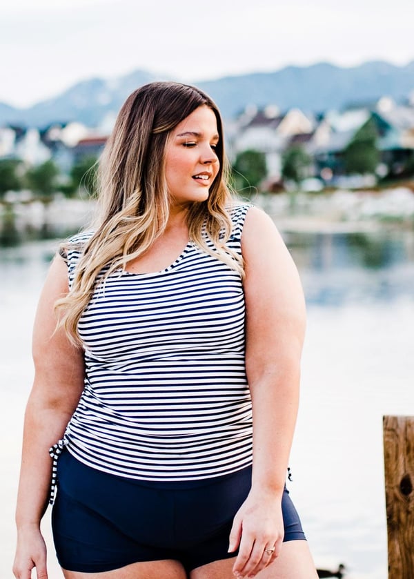 Closed Back Maya Swim Top
