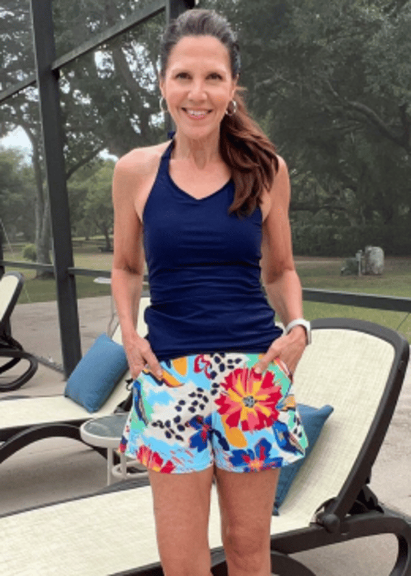 Halter Maya Swim Top With Classic Fit Swim Shorts With Panty