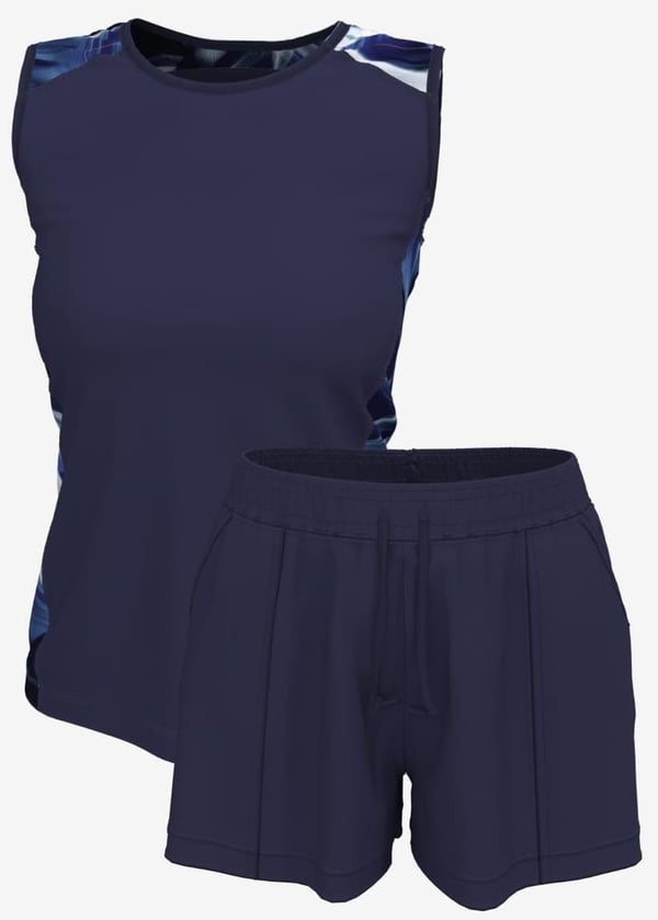 Loose Fit Maya Swim Top With Short Board Shorts