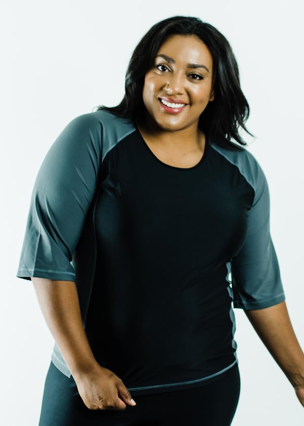 Plus Size Loose Fit Margaux Swim Top