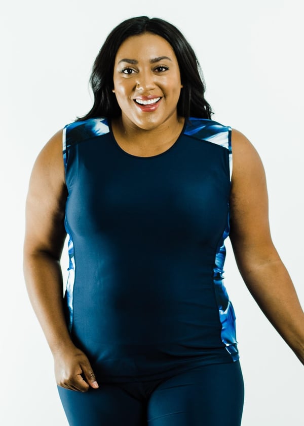 Plus Size Loose Fit Maya Swim Top