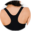 Extra Support
Racerback design provides support for the bust