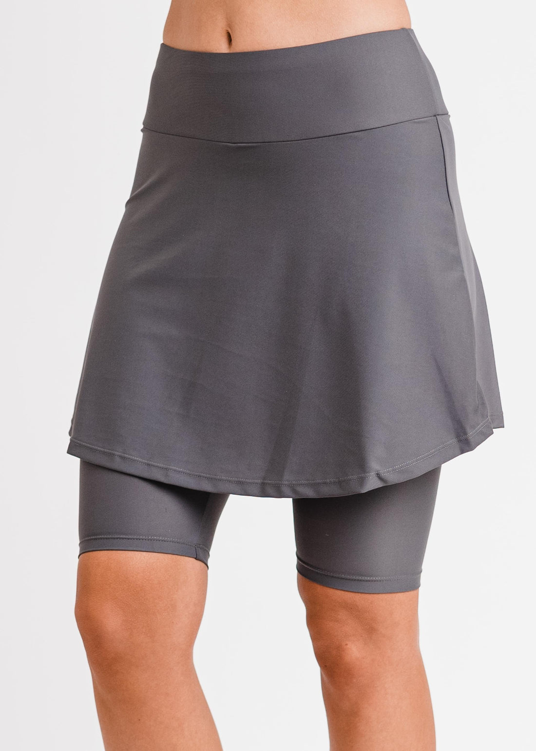 Swim skort. Modest plus size skirt and pants. Womens' modest plus size swim skirt. Excellent sun protection UPF +50