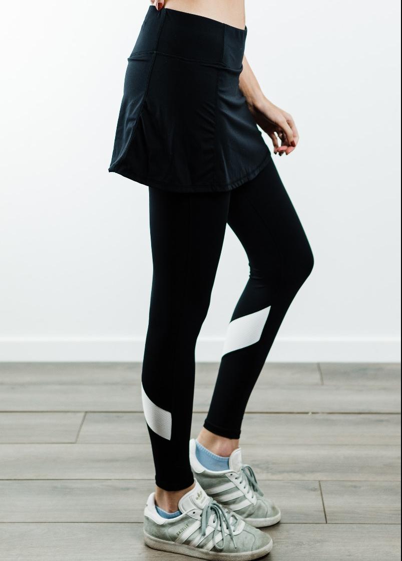 Organic Cotton Yoga Skirted Legging – Kundalini White | Skirt leggings, Yoga  skirt, Yoga fashion