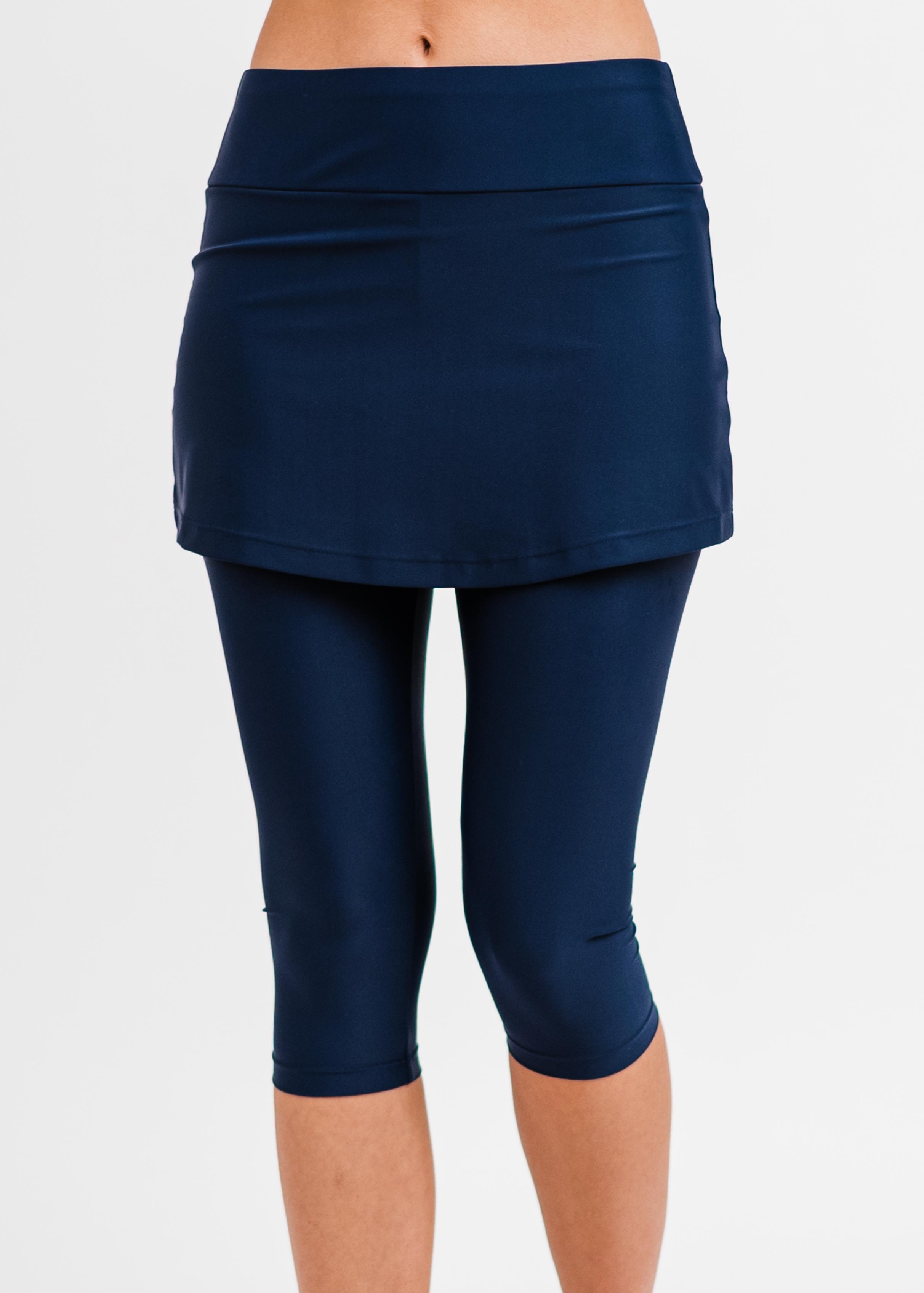 Skirted Swim Capris . Calypsa by ModLi